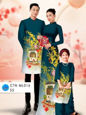 1767139667 804 Vai Ao Dai Gia Dinh Hoa Mai Don Tet Thiet