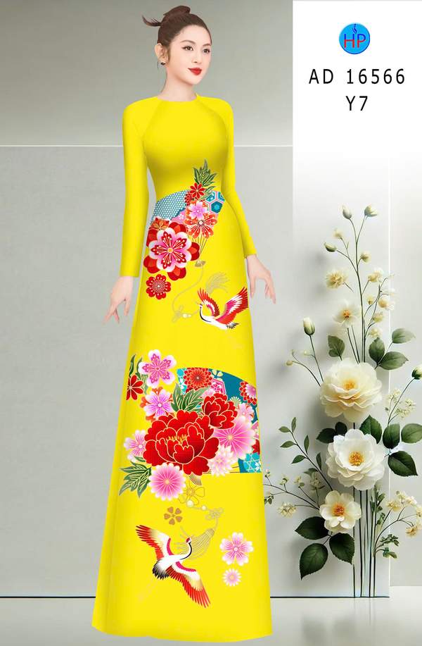 Vải Áo Dài Đón Tết Thiết Kế 2025 AD 16566 1 Vai Ao Dai Don Tet Thiet Ke 2025 AD 16566