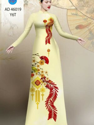 Vai Ao Dai Don Tet Vua Ra AD 46019