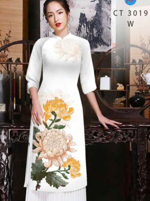 Vai Ao Dai Hoa Cam Chuong Vua Ra AD CT3019