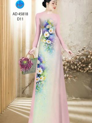 Vai Ao Dai Hoa Cuc Thu Hut AD 45818