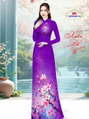 Home 119 Vai Ao Dai Hoa Dao Don Tet Vua Ra AD