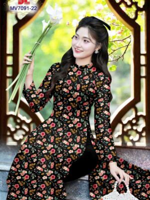 Vai Ao Dai Hoa Deu Moi Ra AD MV7091