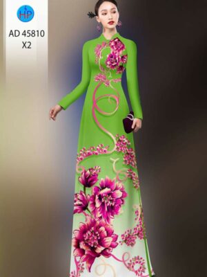 Home 87 Vai Ao Dai Hoa In 3D Thu Hut AD 45810