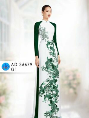 Vai Ao Dai Hoa Van Ca Chep Doc Dao AD