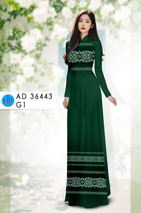 Vải Áo Dài Hoa Văn Mới Ra AD 36443 2 Vai Ao Dai Hoa Van Moi Ra AD 36443