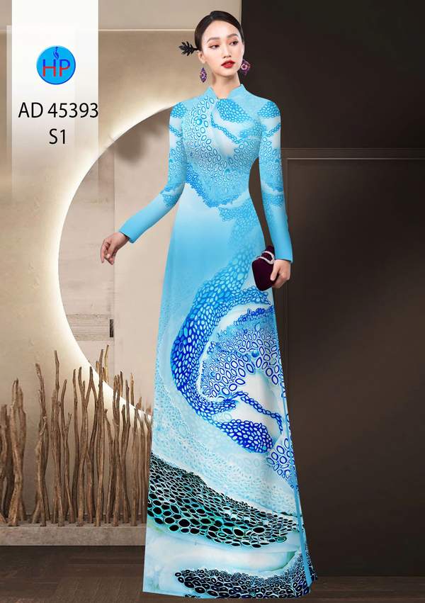 Vải Áo Dài Hoa Văn Vừa Ra AD 45393 1 Vai Ao Dai Hoa Van Vua Ra AD 45393