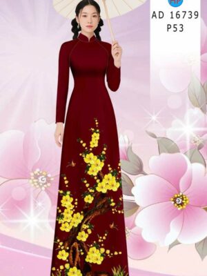 1767581923 93 Vai Ao Dai Hoa Mai Don Tet Vua Ra AD