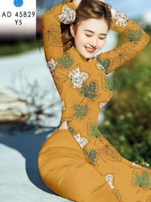 Vải Áo Dài In Hình Lá Thiết Kế 2026 AD 45829 41 1767664531 201 Vai Ao Dai In Hinh La Thiet Ke 2026 AD