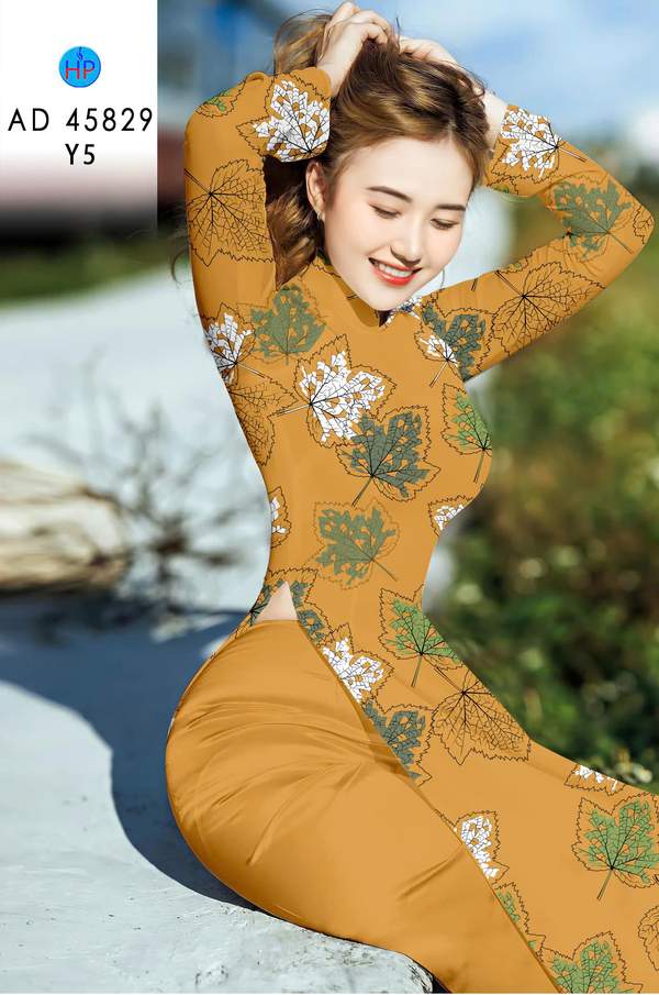 Vải Áo Dài In Hình Lá Thiết Kế 2026 AD 45829 21 1767664531 201 Vai Ao Dai In Hinh La Thiet Ke 2026 AD