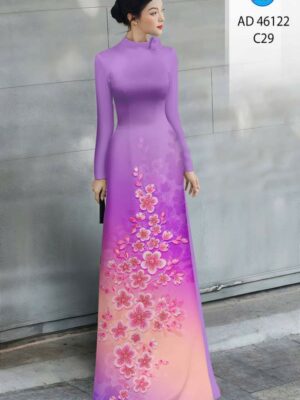 Vải Áo Dài Hoa Đào Mới Ra AD 46122 33 1767753366 185 Vai Ao Dai Hoa Dao Moi Ra AD 46122