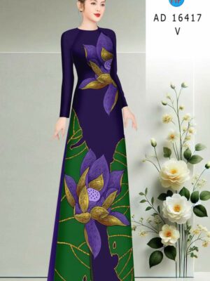 Vải Áo Dài Hoa Sen Mới Ra AD 16417 25 1767753789 738 Vai Ao Dai Hoa Sen Moi Ra AD 16417