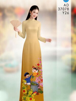 1768878298 22 Vai Ao Dai Hoa Mai Tet Sang Trong AD 37078