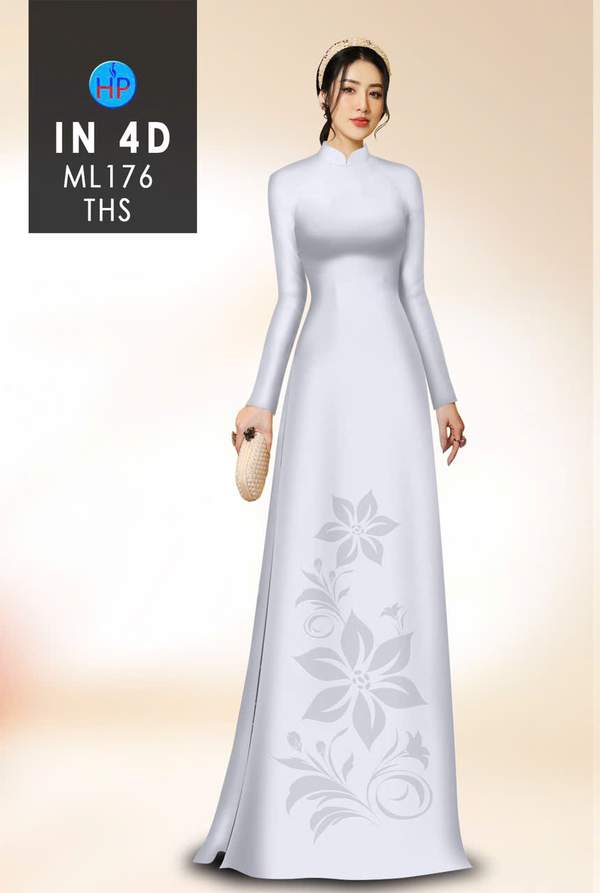 Vải Áo Dài Hoa In Chìm 4D Thu Hút AD ML176 3 1769054468 447 Vai Ao Dai Hoa In Chim 4D Thu Hut AD