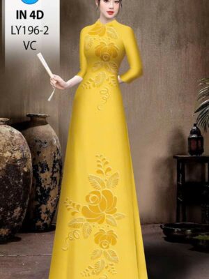 1769056050 353 Vai Ao Dai In Chim 4D Doc Dao AD LY196 2