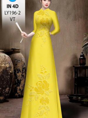 1769056051 224 Vai Ao Dai In Chim 4D Doc Dao AD LY196 2