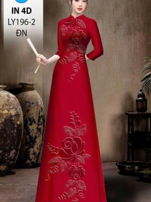 1769056052 215 Vai Ao Dai In Chim 4D Doc Dao AD LY196 2
