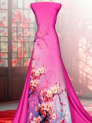 1769564058 864 Vai Ao Dai Hoa Dao Vua Ra AD MH2646