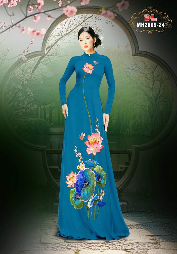 Vải Áo Dài Hoa Sen Thu Hút AD MH2609 8 1769735389 474 Vai Ao Dai Hoa Sen Thu Hut AD MH2609