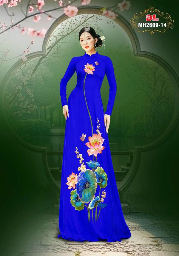 Vải Áo Dài Hoa Sen Thu Hút AD MH2609 5 1769735389 533 Vai Ao Dai Hoa Sen Thu Hut AD MH2609