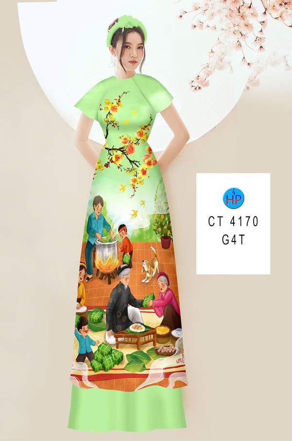 Vải Áo Dài Đón Tết Vừa Ra AD CT4170 2 Vai Ao Dai Don Tet Vua Ra AD CT4170