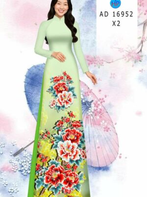Vai Ao Dai Hoa Cam Chuong Moi Ra AD 16952
