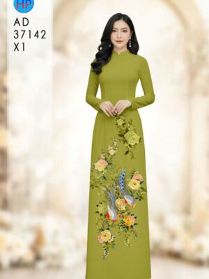 Vai Ao Dai Hoa Hong Thu Hut AD 37142