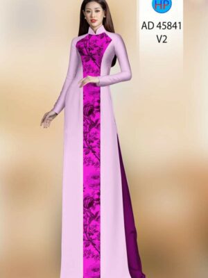 Vai Ao Dai Hoa In 3D Kieu Moi AD 45841