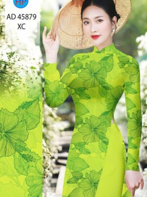 Vai Ao Dai Hoa In 3D Moi Ra AD 45879