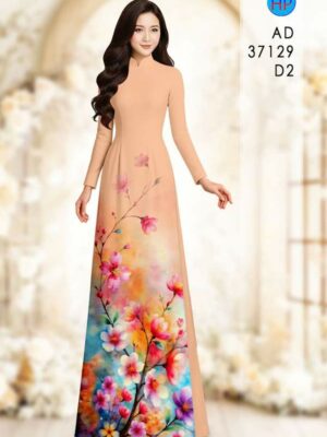 Home 87 Vai Ao Dai Hoa In 3D Sang Trong AD 37129