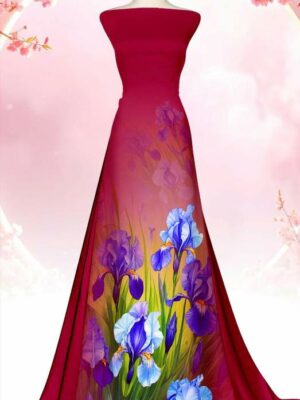 Vai Ao Dai Hoa Lan Moi Ra AD MH2640