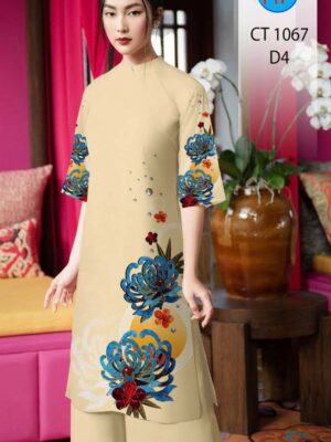 Home 89 Vai Ao Dai Hoa Cuc Thiet Ke 2026 AD CT1067