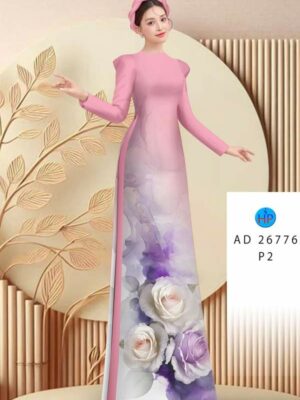 Home 93 Vai Ao Dai Hoa Hong Sang Trong AD 26776