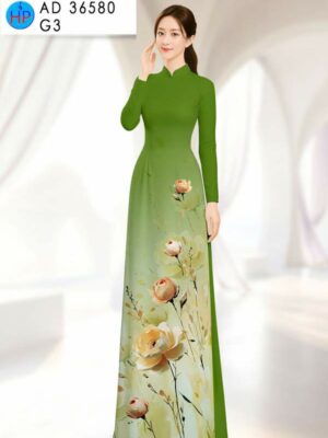 Vai Ao Dai Hoa Hong Thu Hut AD 36580