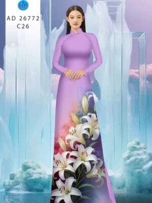 Vai Ao Dai Hoa Ly Kieu Moi AD 26772