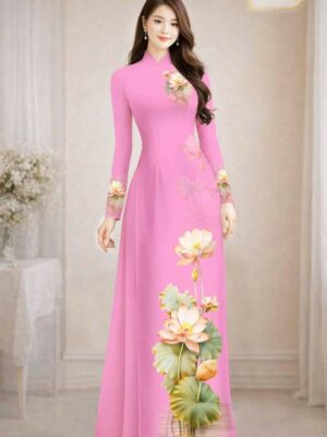 1772501420 26 Vai Ao Dai Hoa Sen Moi Ra AD MH2707
