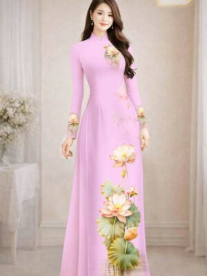 1772501420 306 Vai Ao Dai Hoa Sen Moi Ra AD MH2707