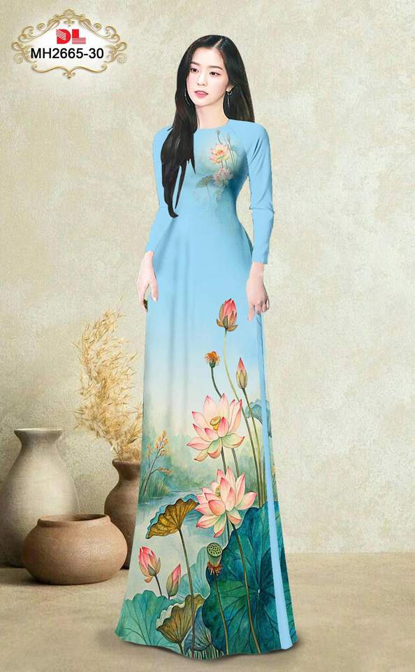 Vải Áo Dài Hoa Sen Thu Hút AD MH2665 25 1772501911 34 Vai Ao Dai Hoa Sen Thu Hut AD MH2665