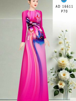 1772587760 716 Vai Ao Dai Hoa In 3D Doc Dao AD 16611