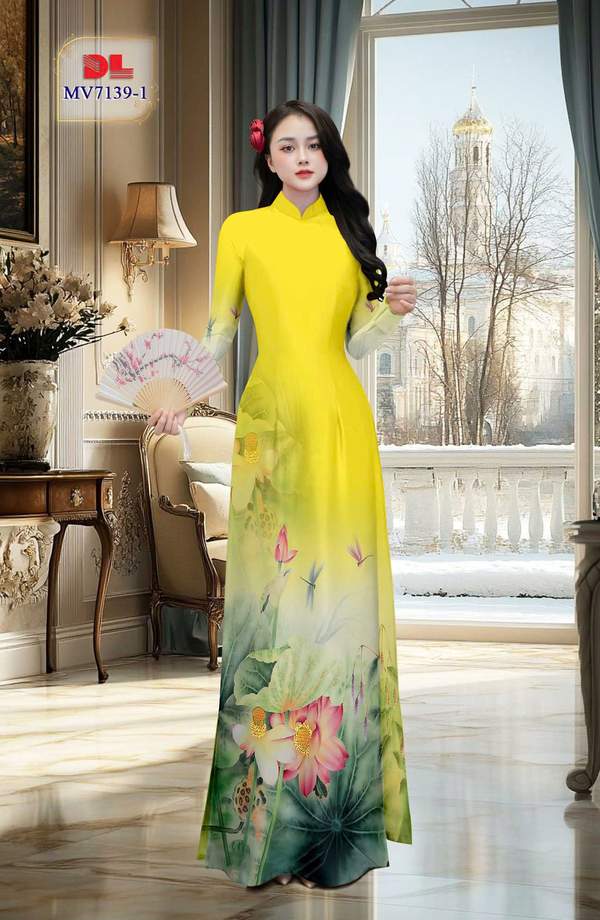 Vải Áo Dài Hoa Sen Kiểu Mới AD MV7139 22 1772588137 605 Vai Ao Dai Hoa Sen Kieu Moi AD MV7139