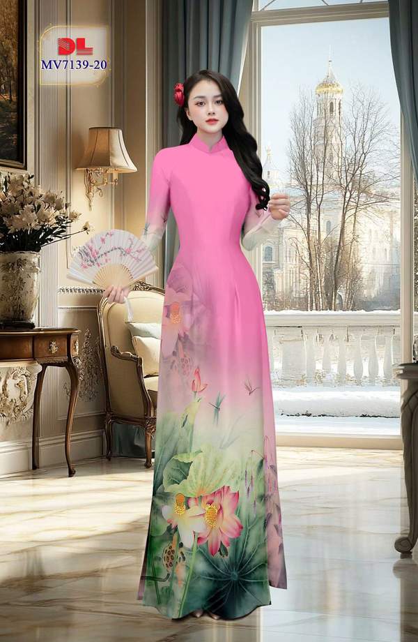 Vải Áo Dài Hoa Sen Kiểu Mới AD MV7139 26 1772588138 69 Vai Ao Dai Hoa Sen Kieu Moi AD MV7139