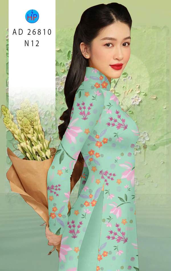 Vải Áo Dài Hoa Nhí Mới Ra AD 26810 5 1773020204 370 Vai Ao Dai Hoa Nhi Moi Ra AD 26810