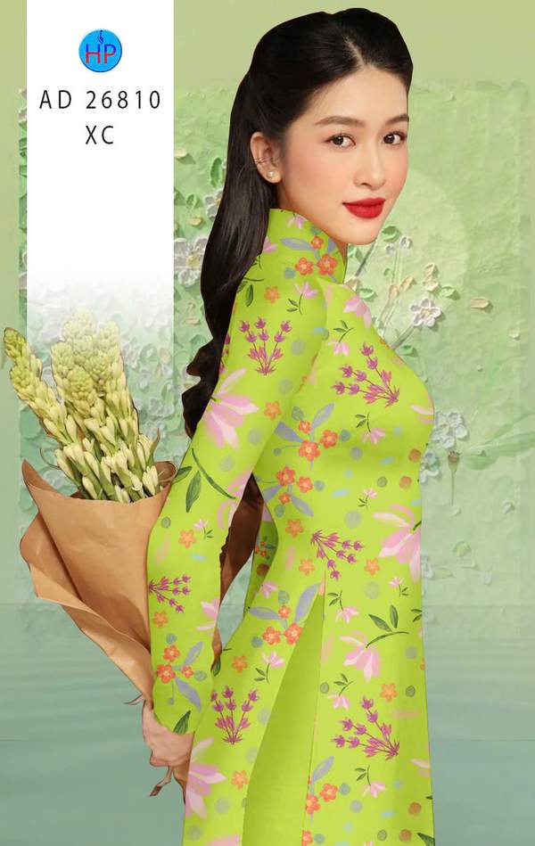 Vải Áo Dài Hoa Nhí Mới Ra AD 26810 13 1773020205 398 Vai Ao Dai Hoa Nhi Moi Ra AD 26810