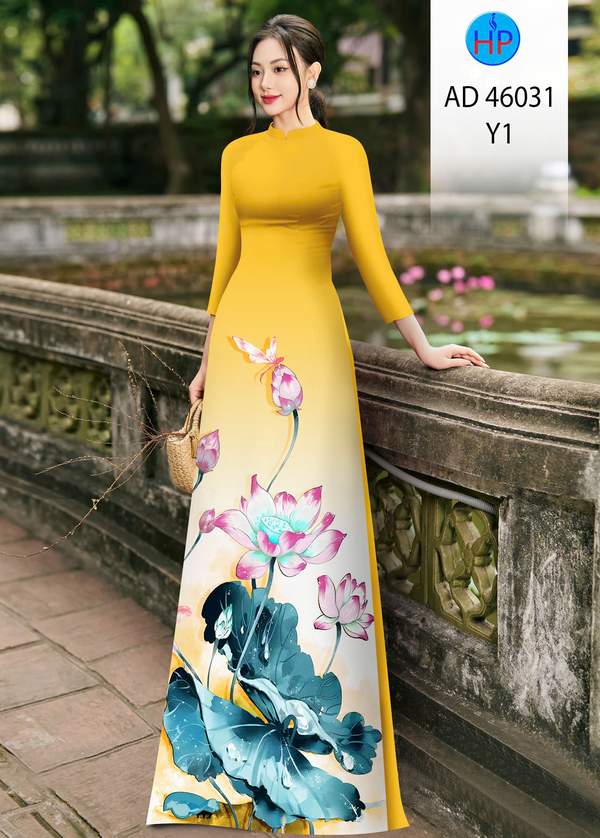 Vải Áo Dài Hoa Sen Sang Trọng AD 46031 4 1773626949 124 Vai Ao Dai Hoa Sen Sang Trong AD 46031