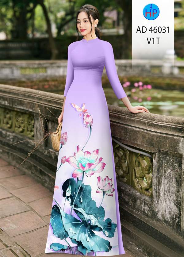 Vải Áo Dài Hoa Sen Sang Trọng AD 46031 3 1773626949 904 Vai Ao Dai Hoa Sen Sang Trong AD 46031
