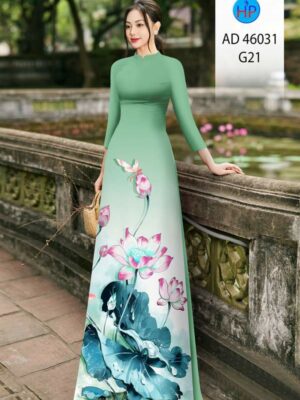 Vải Áo Dài Hoa Sen Sang Trọng AD 46031 35 1773626951 612 Vai Ao Dai Hoa Sen Sang Trong AD 46031