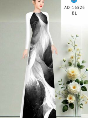 1773711906 352 Vai Ao Dai Hoa In 3D Sang Trong AD 16526