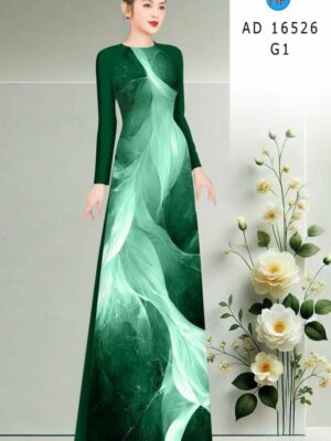 1773711906 410 Vai Ao Dai Hoa In 3D Sang Trong AD 16526