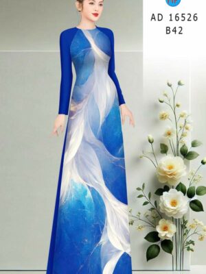 1773711907 67 Vai Ao Dai Hoa In 3D Sang Trong AD 16526
