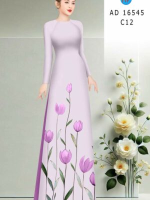 1774401129 576 Vai Ao Dai Hoa Tulip Thiet Ke 2026 AD 16545